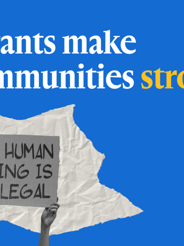 Immigrants' Rights Banner