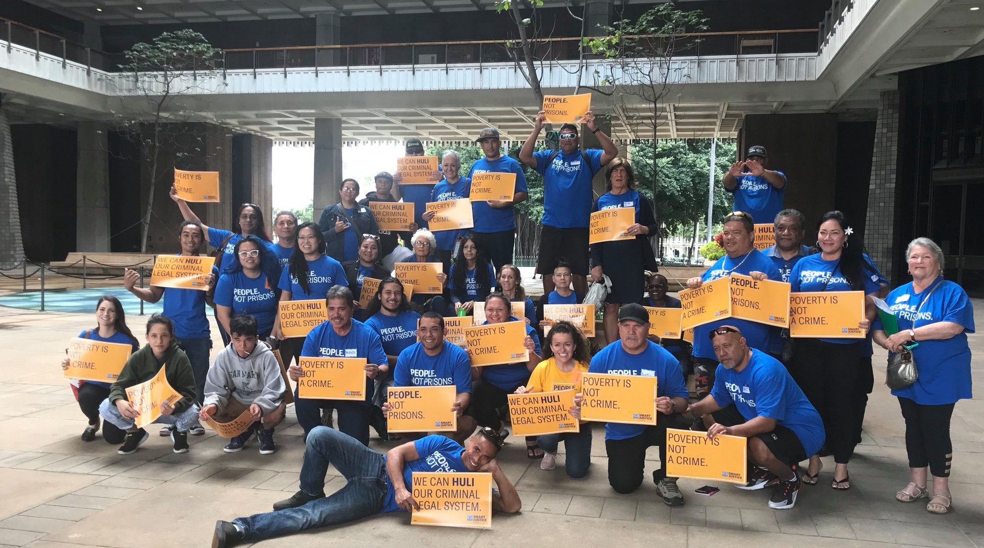 People Not Prisons Lobby Day Group Photo