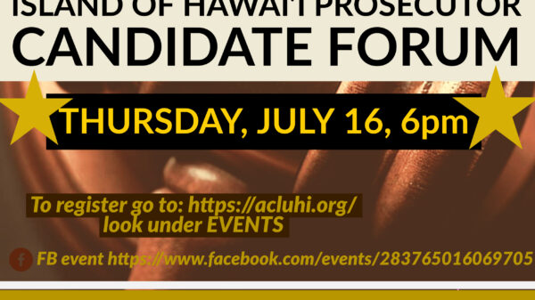 Hawaii Island Prosecutor Forum v graphic
