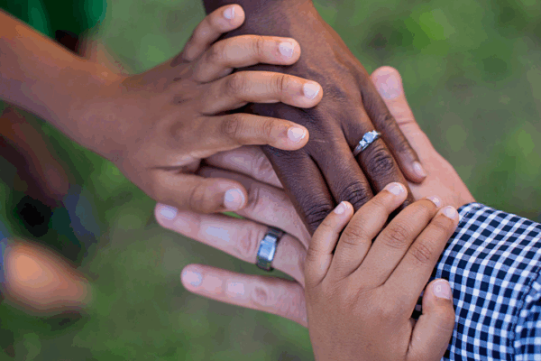 Family gathered. Stop the spread of COVID-19 in Hawaii's prisons and jails