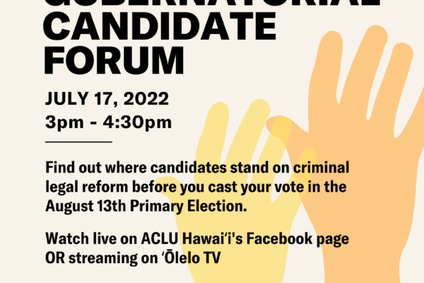 2022 Gubernatorial Candidate Forum