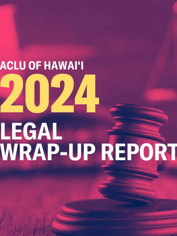Legal report