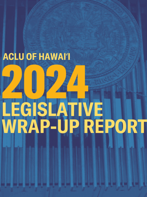 Legislative Report