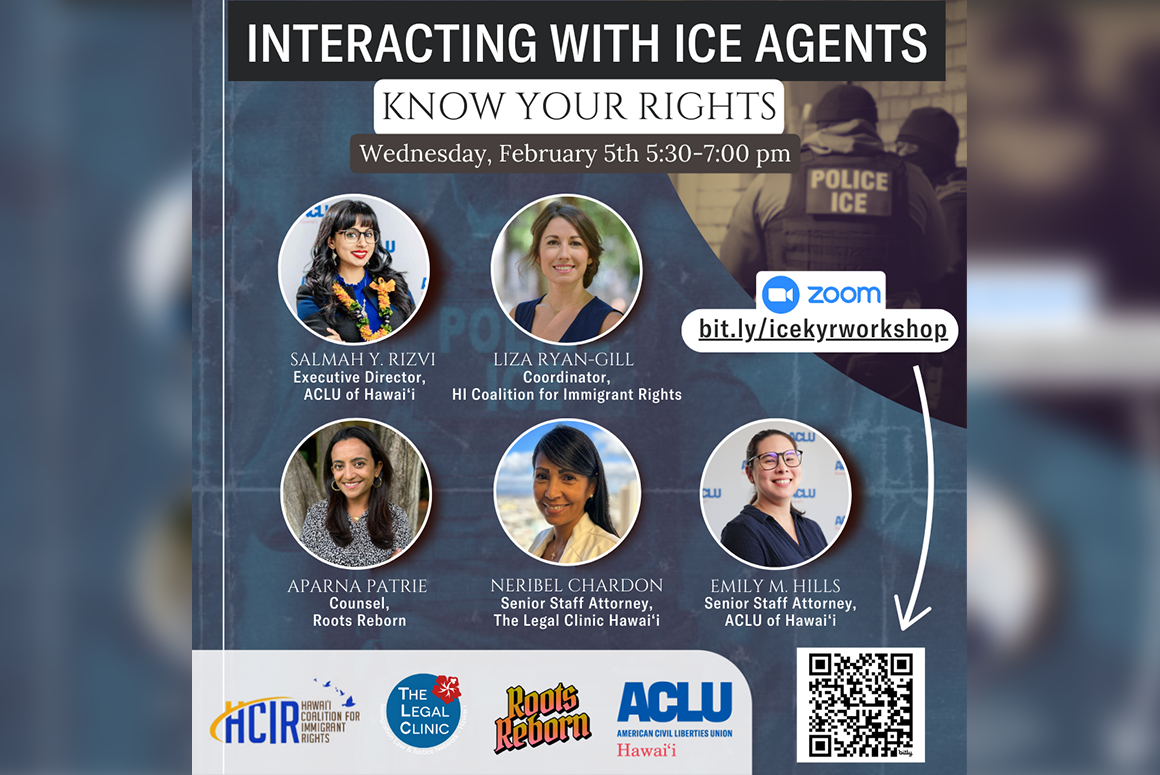 Interacting with ICE Agents - ACLU of Hawaii