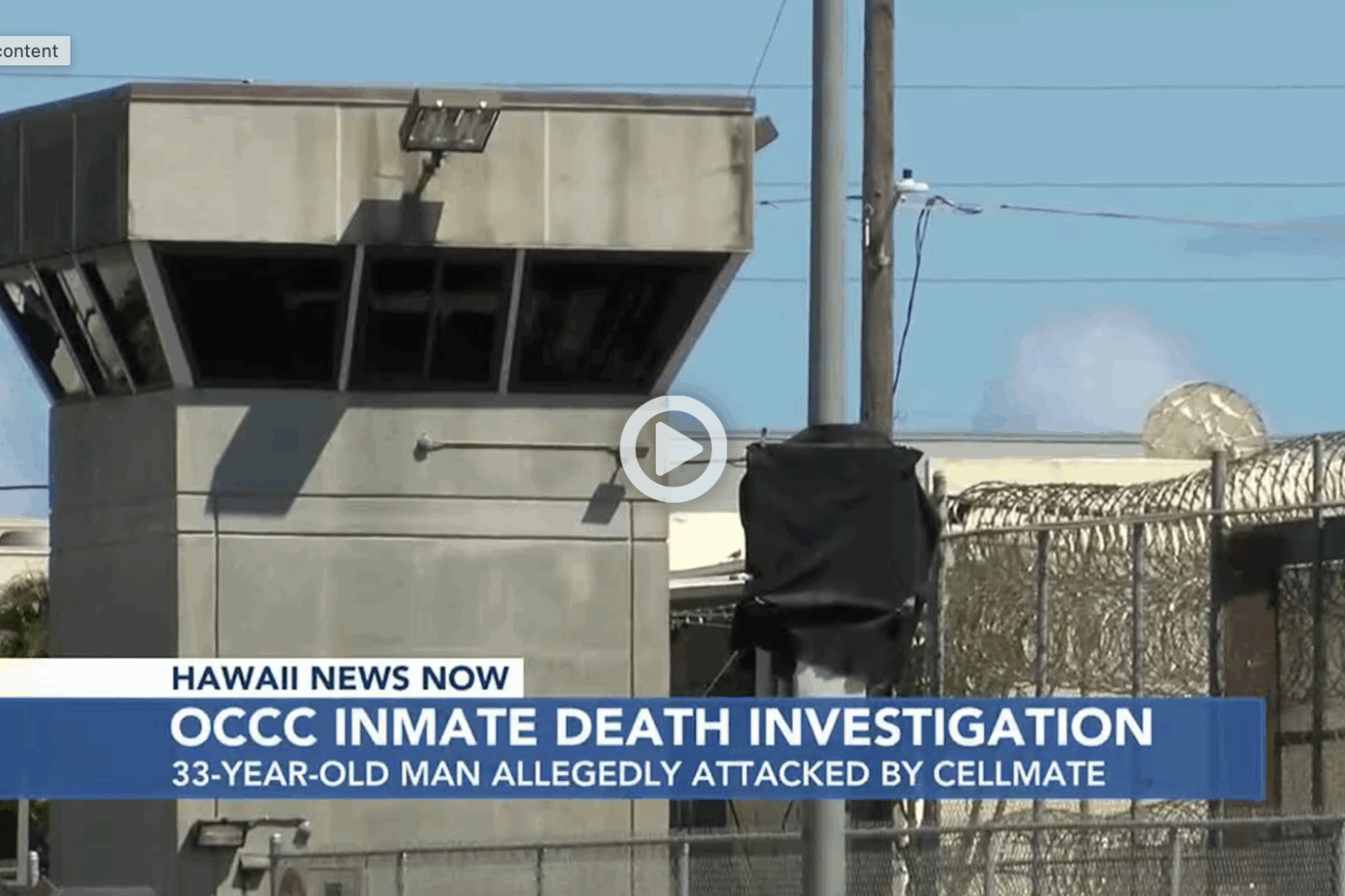 Inmate dies after alleged assault by cellmate in Oahu jail - ACLU of Hawaii