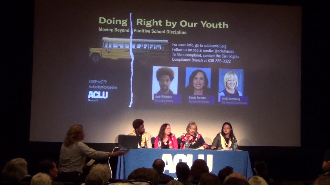 'Doing Right by Our Youth: Moving Beyond Punitive School Discipline' Panel Discussion