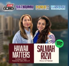 Picture of Salmah and Host Kathy with a K