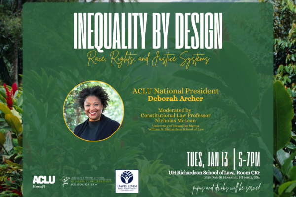 Inequality by Design flyer