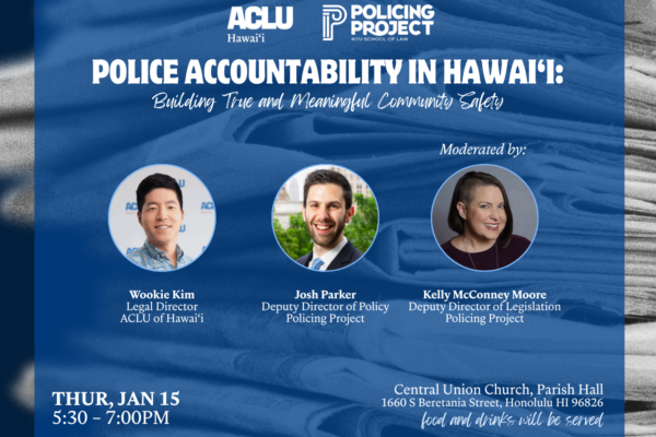 Police Accountability in Hawai‘i Flyer