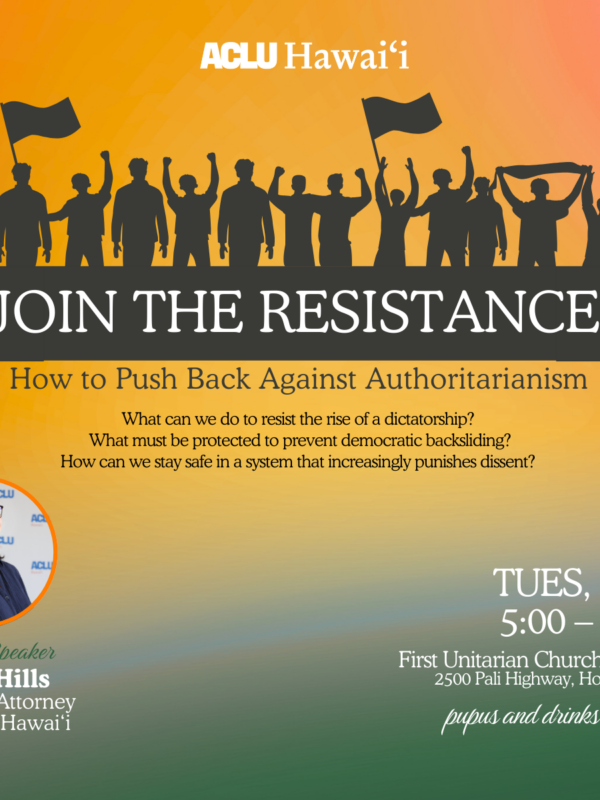 Join the Resistance Flyer