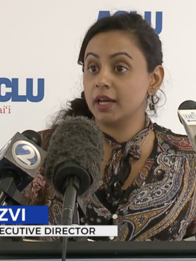 Salmah Y. Rizvi shares ACLU-HI's 2026 Legislative Plans