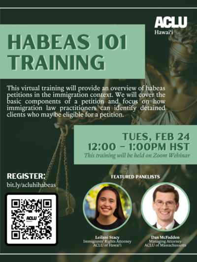 Habeas 101 Training