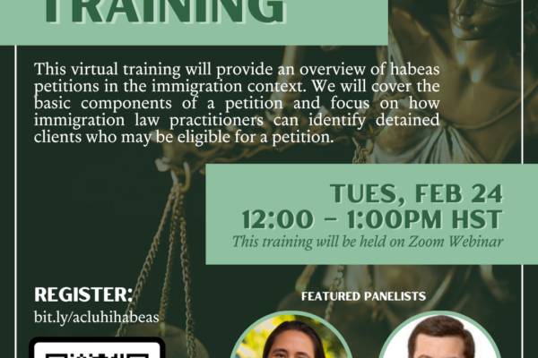 Habeas 101 Training
