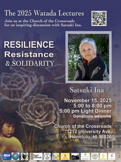The 2025 Watada Lecture: Dr. Satsuki Ina