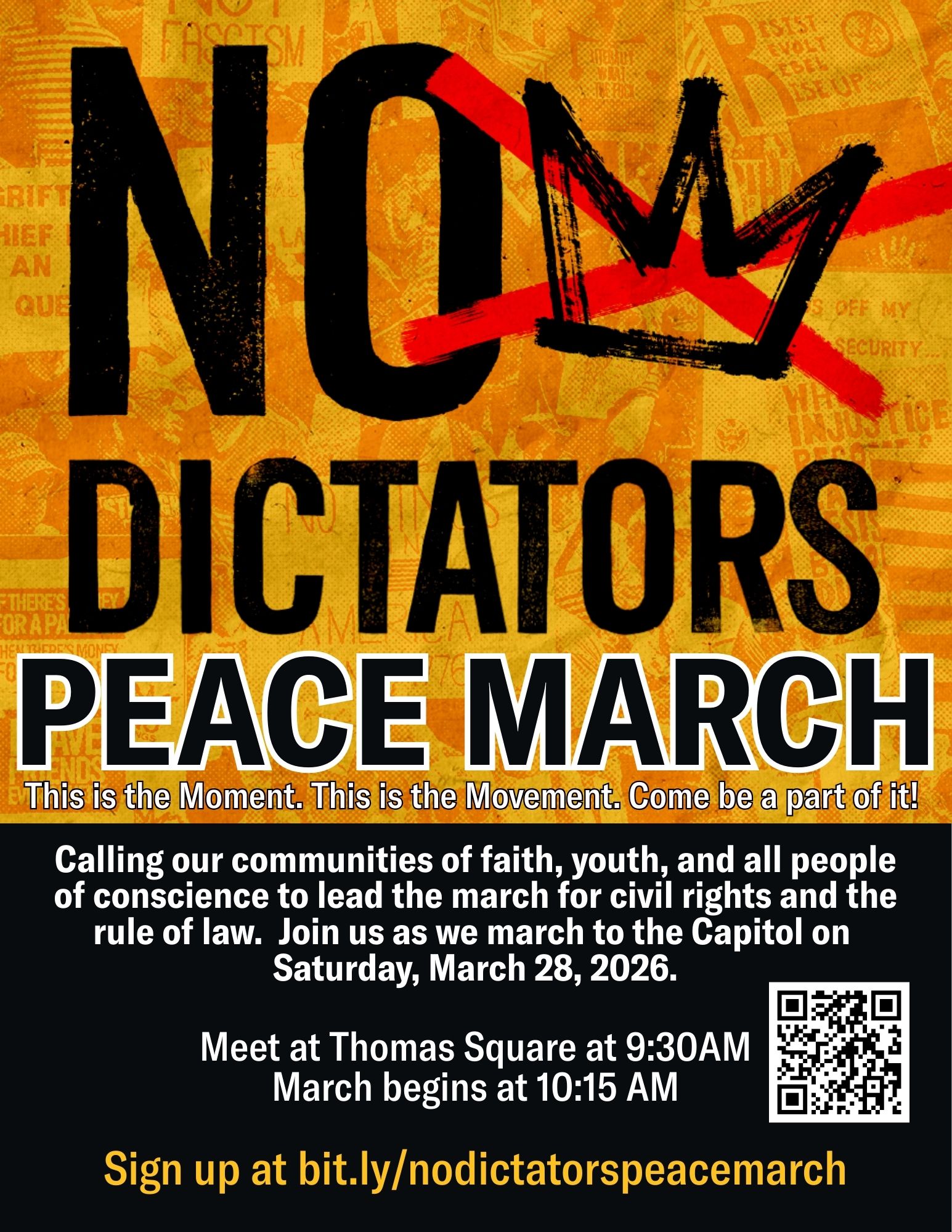 No Dictators Peace March