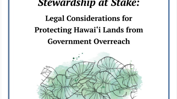 Cover page with title and image of a taro plant