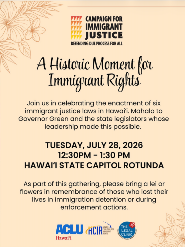 A Historic Moment for Immigrants’ Rights: Community Advocates Join in a Day of Remembrance, Celebration, and Solidarity