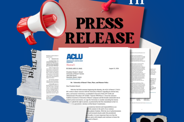Press Release UH TPM Policy Cover