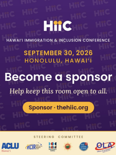 Hawaiʻi Immigration & Inclusion Conference