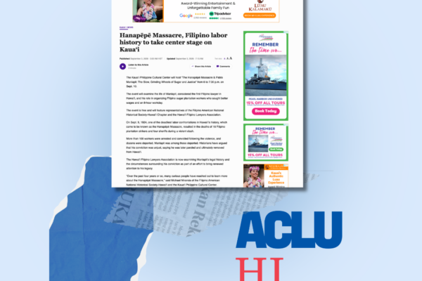 Kaua‘i News Hanapēpē Massacre Cover