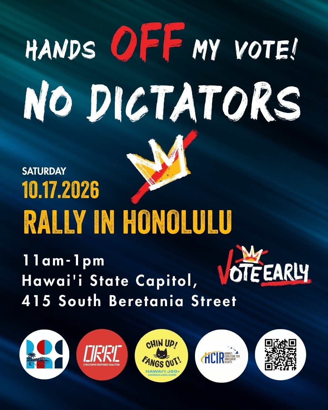 No Dictators-HONOLULU