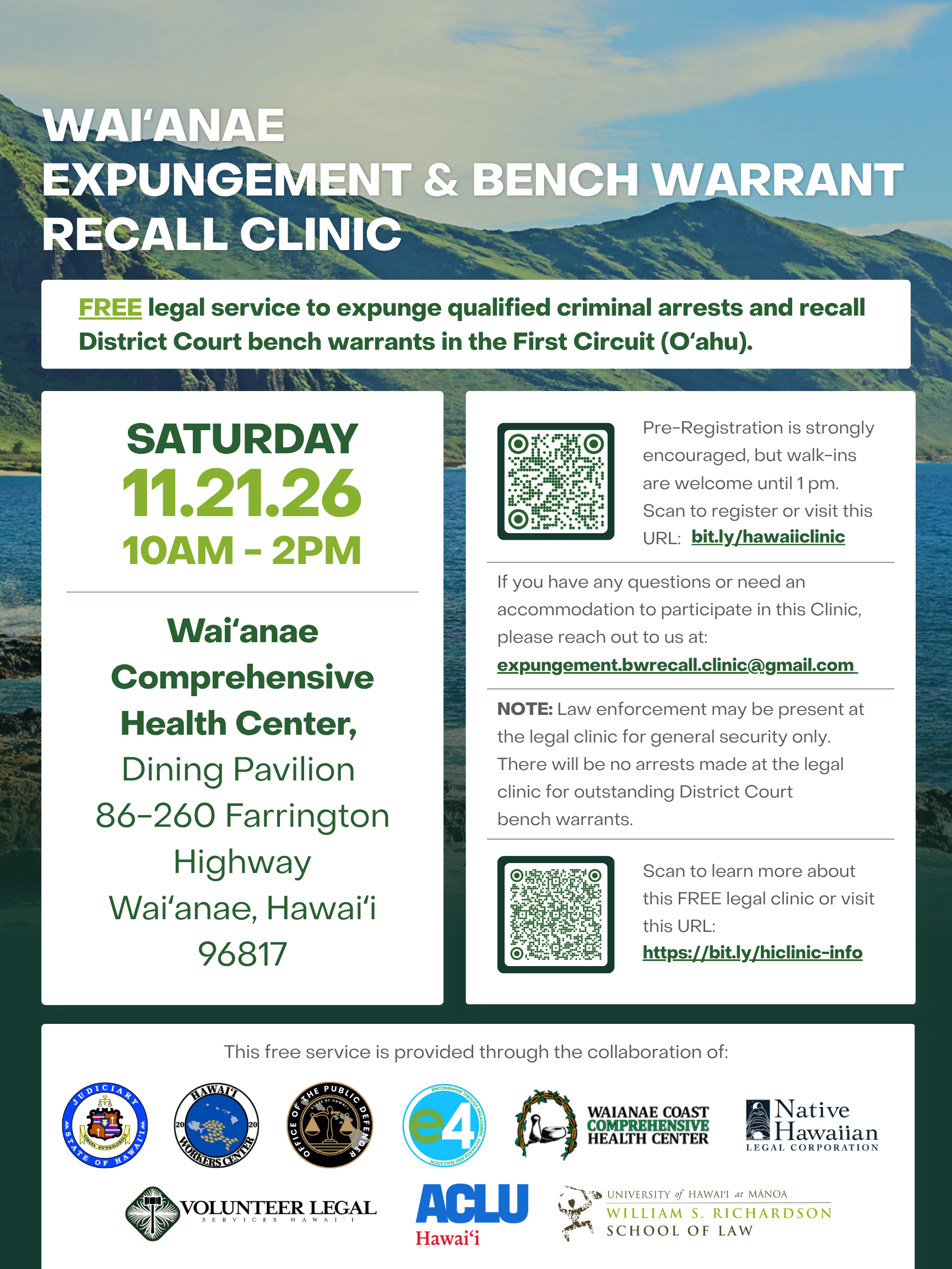 Waianae.Expungement&BWRecall.Clinic.2026.Flyer