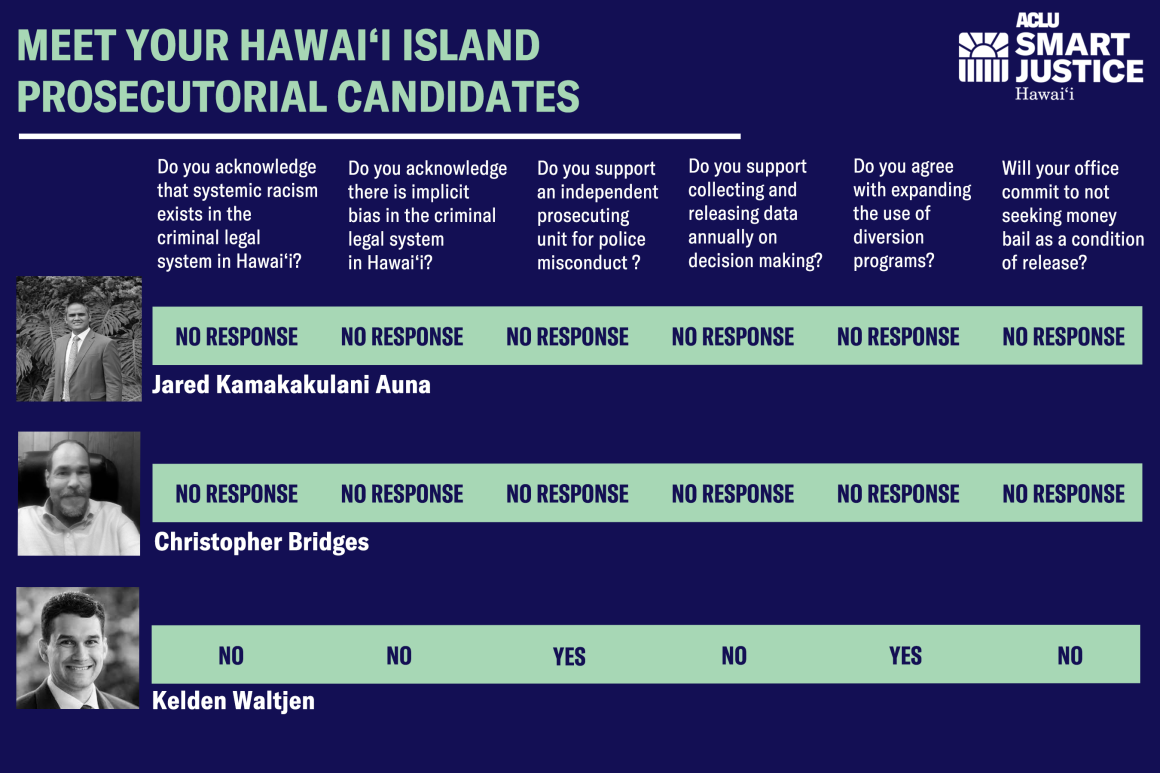 Hawaii Island prosecutorial survey results