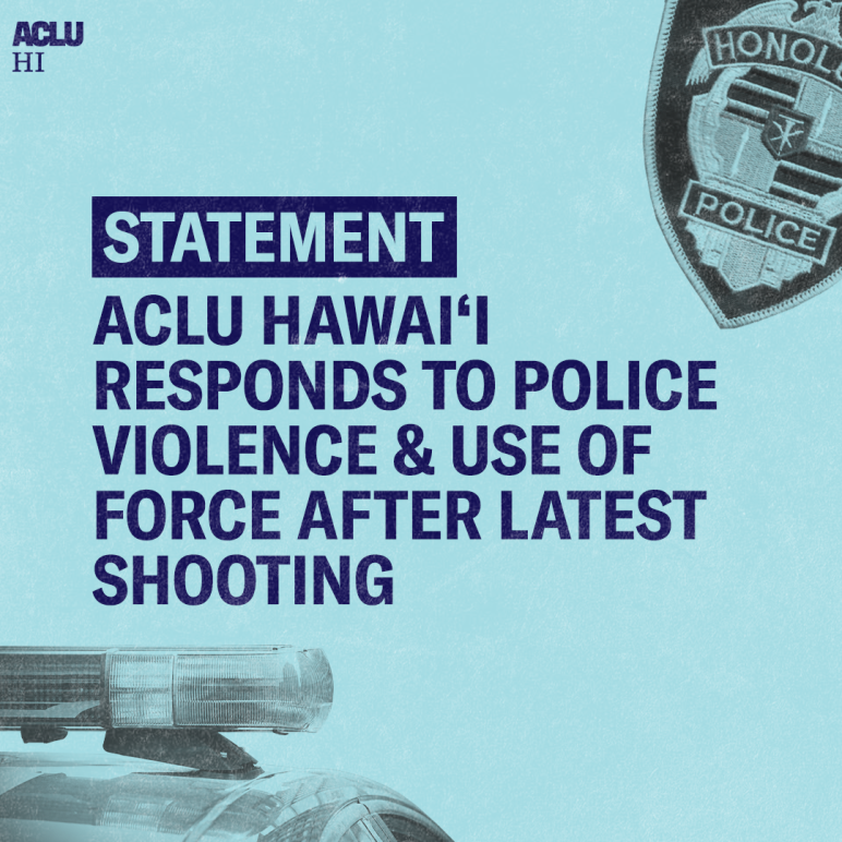 Statement Police Violence