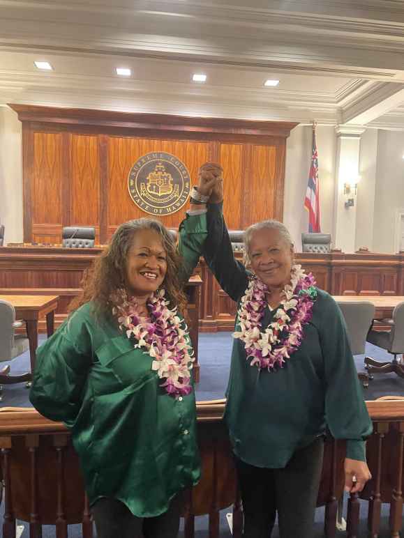 ACLU Hawaii clients Sonia Davis and Jessica Lau