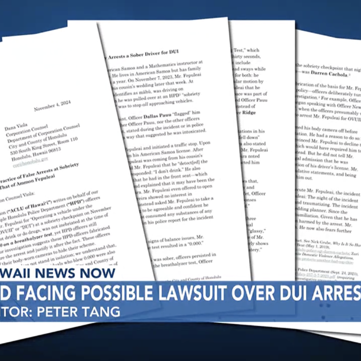 ACLU Hawai'i sues HPD